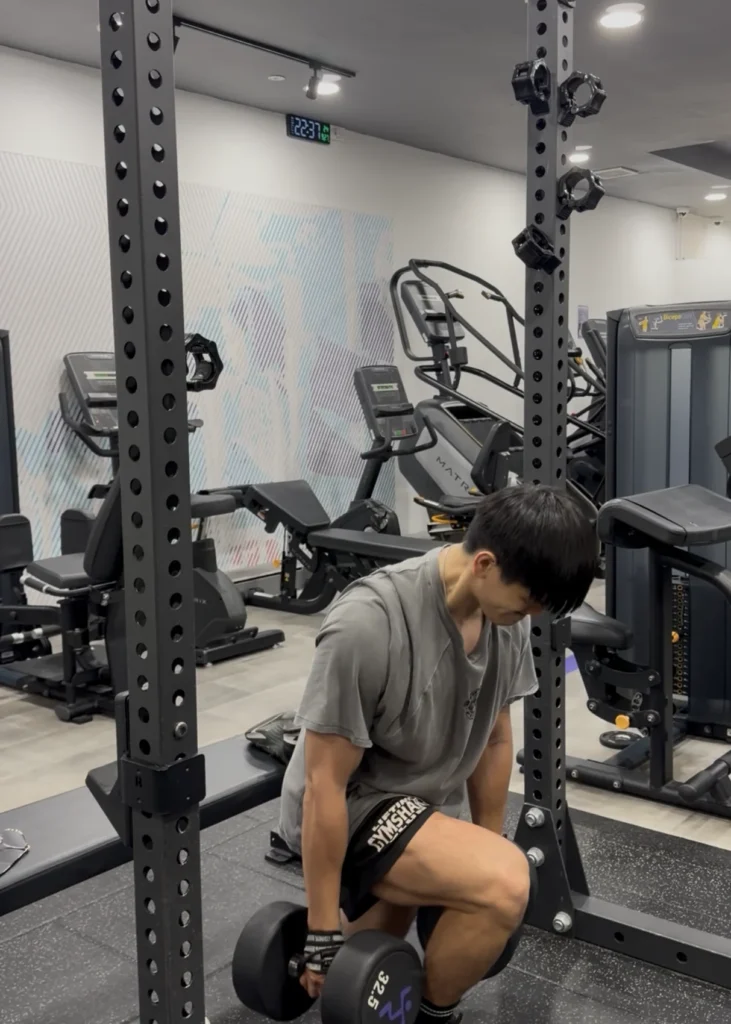 Strength training in the gym